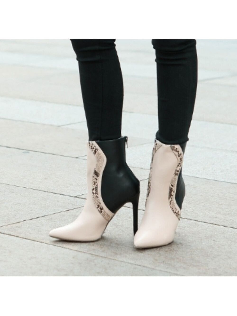 Mia K Stiletto Ankle Boots NWT Sizes 7–9